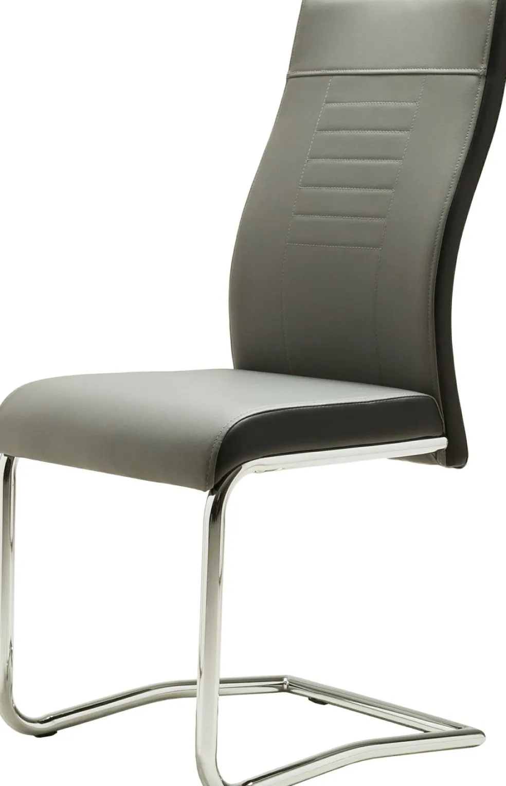 Lot de 4 chaises à piètement luge LUCKY