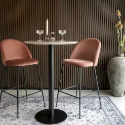 Lot de 2 chaises de bar LAUSANNE