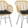 Lot de 2 chaises KUPANG