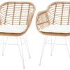 Lot de 2 chaises KUPANG