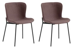 Lot de 2 chaises LUMAJANG