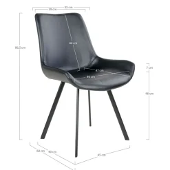 Lot de 2 chaises MEMPHIS