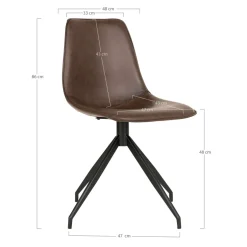 Lot de 2 chaises MONACO