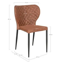 Lot de 4 chaises PISA