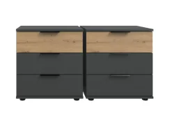 Lot de 2 chevets GIBRALTAR