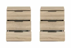 Lot de 2 chevets KOPENHAGEN