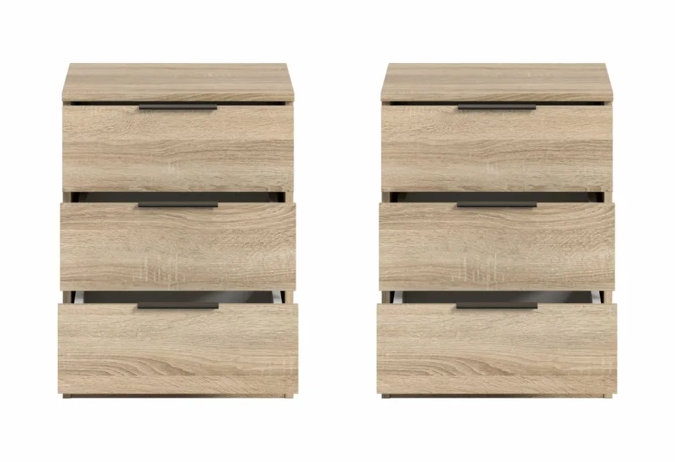 Lot de 2 chevets KOPENHAGEN