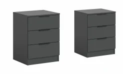 Lot de 2 chevets KOPENHAGEN