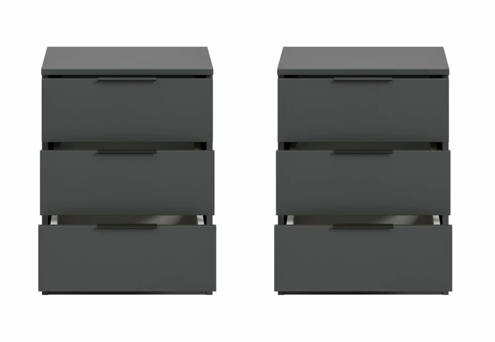 Lot de 2 chevets KOPENHAGEN