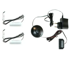 Lot de 2 éclairages pour tablettes en verre à clipser ADUA / SEBETA