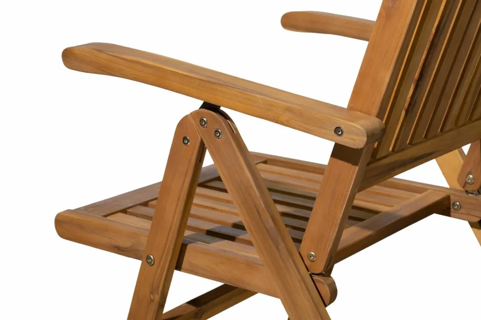 Lot de 2 fauteuils de jardin DEINZE