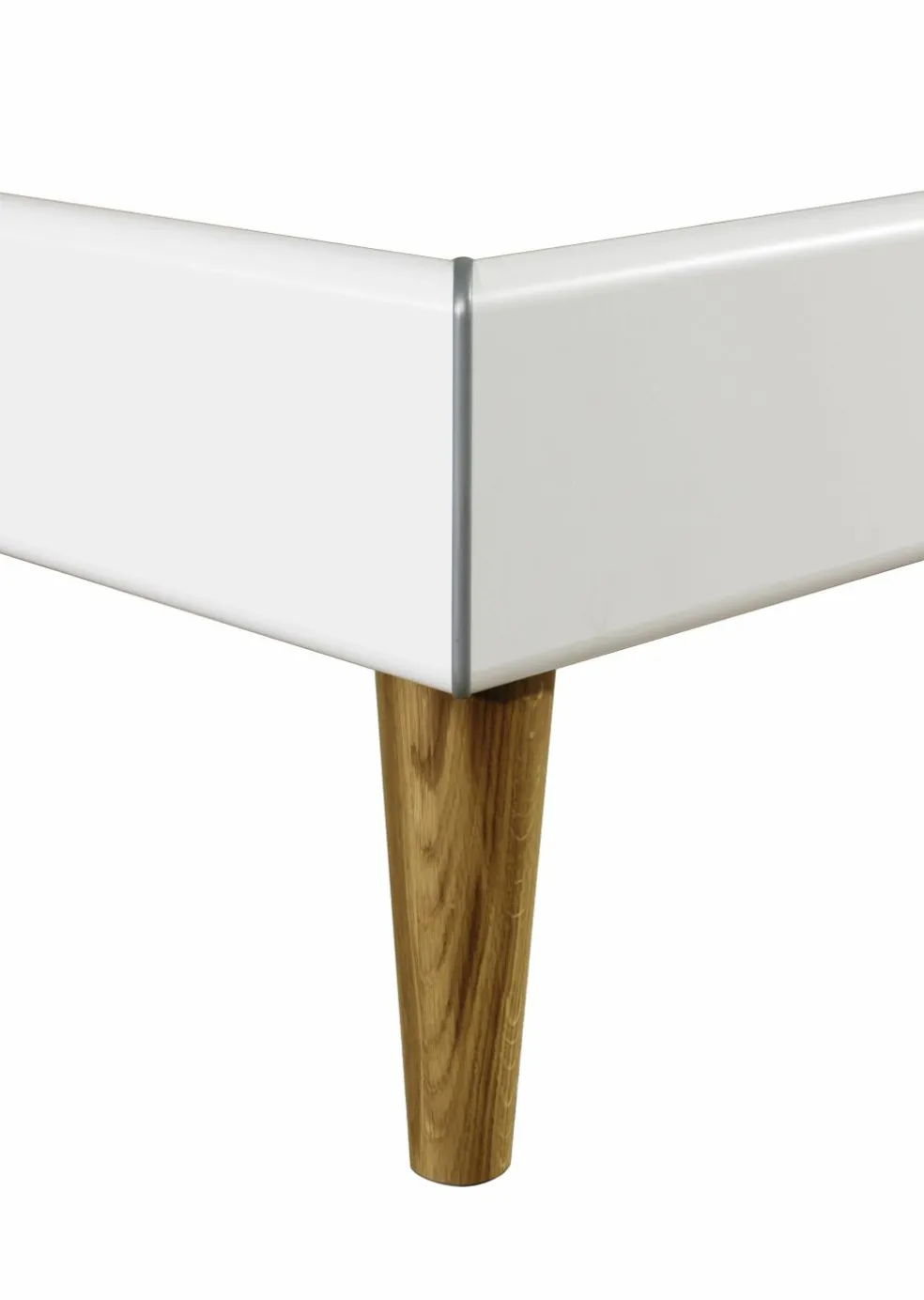 Lot de 4 pieds de lit MAVI-EXTRA