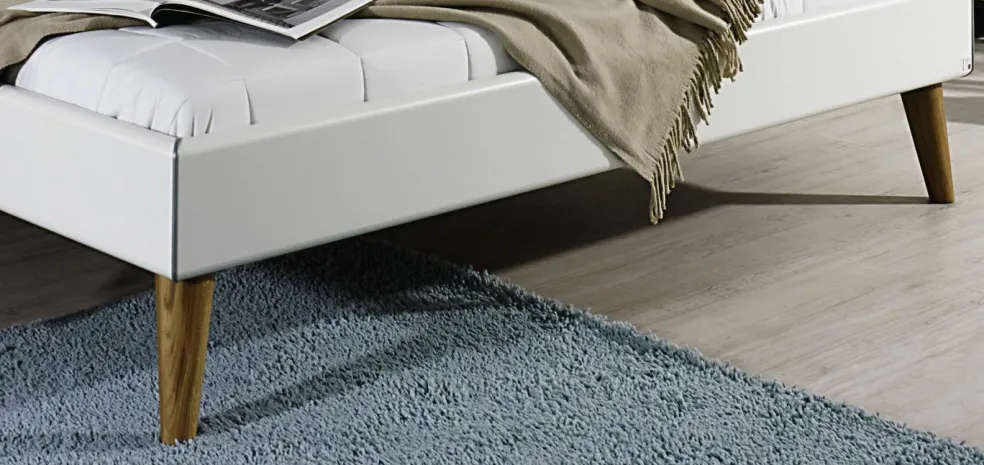 Lot de 4 pieds de lit MAVI-EXTRA