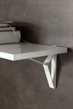 Lot de 2 supports pour étagère murale FLORENCE