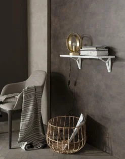 Lot de 2 supports pour étagère murale FLORENCE