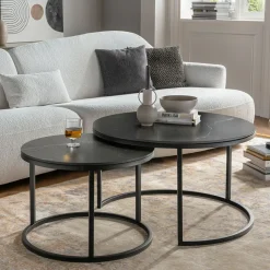 Lot de 2 tables basses CARLO II