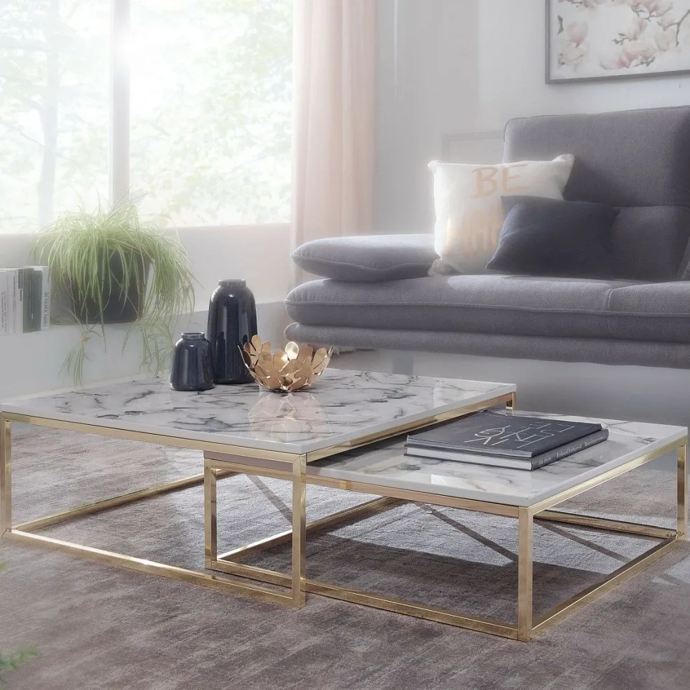 Lot de 2 tables basses DOI KHUN NAM