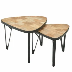 Lot de 2 tables basses DOI KIAULOM