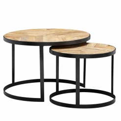 Lot de 2 tables basses DOI KIO RAI-MONG
