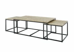 Lot de 3 tables basses gigognes HARRY