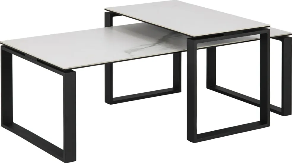 Lot de 2 tables basses KATRINE