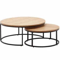 Lot de 2 tables basses MEKONG
