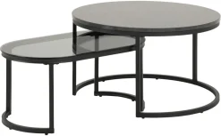 Lot de 2 tables basses SPIRO
