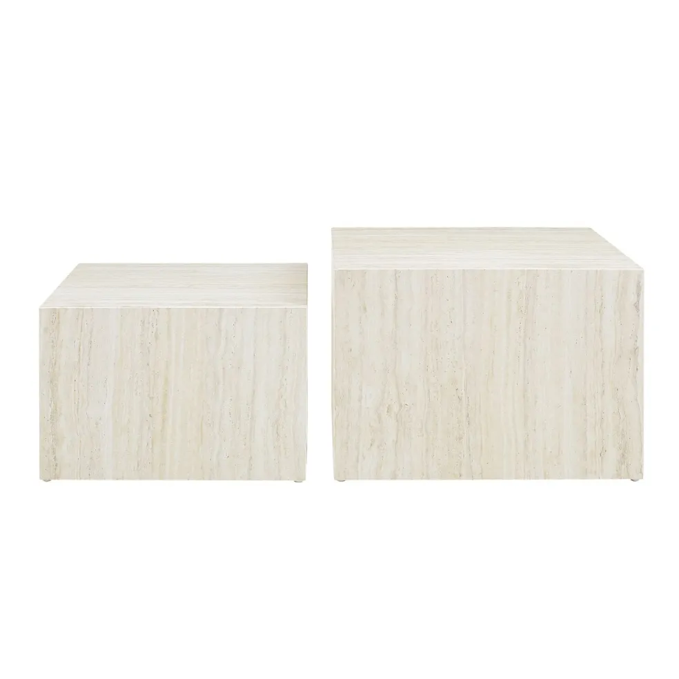 Lot de 2 tables basses WONRELI