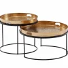 Lot de 2 tables basses YALA
