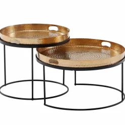 Lot de 2 tables basses YALA