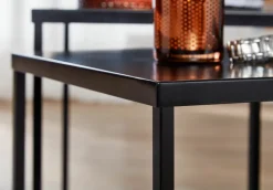 Lot de 2 tables d'appoint BURI RAM