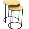 Lot de 2 tables d'appoint CATANIA