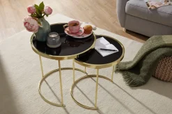 Lot de 2 tables d'appoint CHIANG RAI