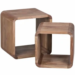 Lot de 2 tables d'appoint KRABI