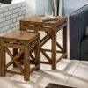 Lot de 2 tables d'appoint KAMPHAENG PHET