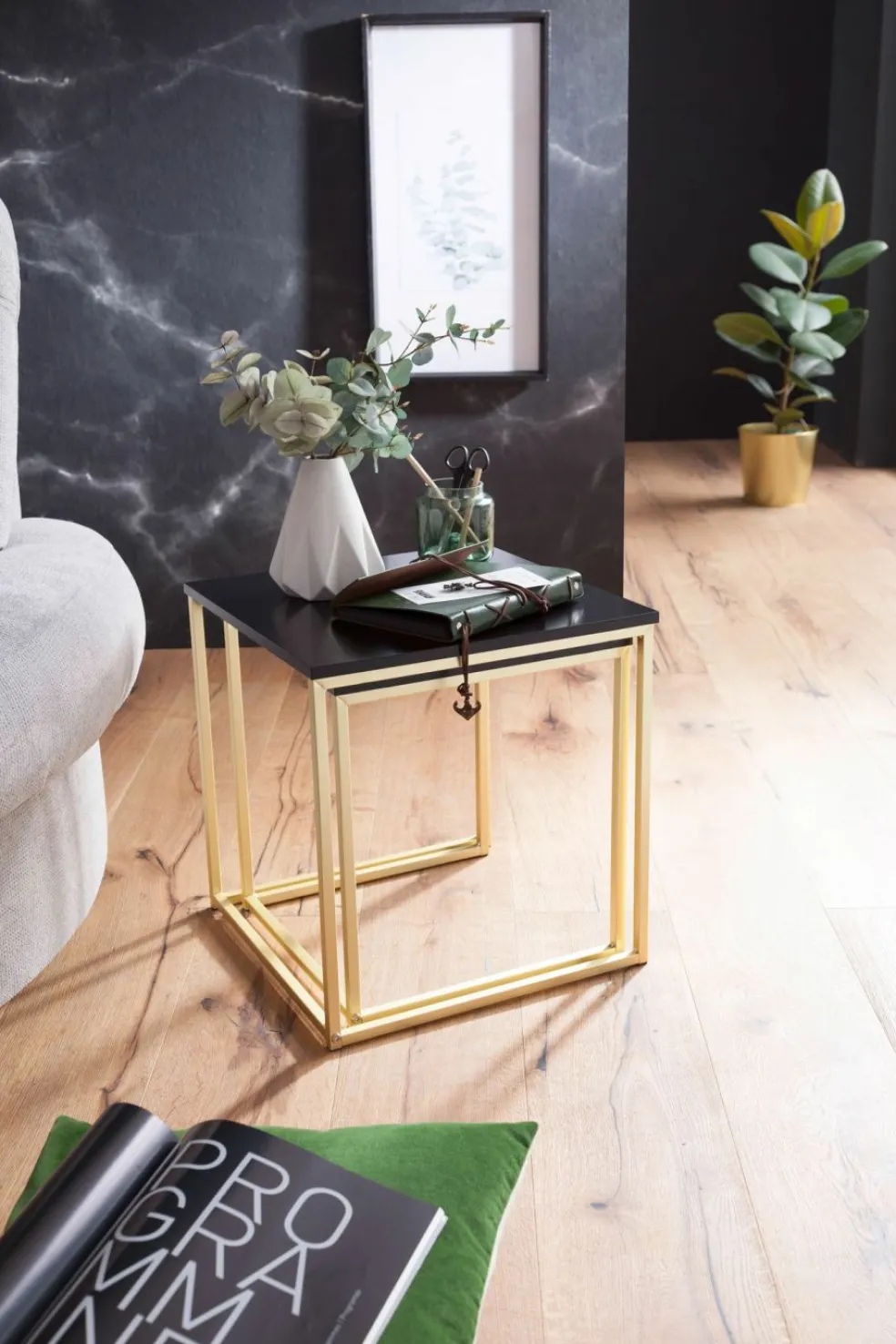 Lot de 2 tables d'appoint LAMPHUN