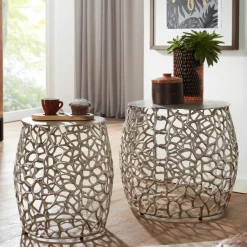 Lot de 2 tables d'appoint WICHIAN BURI