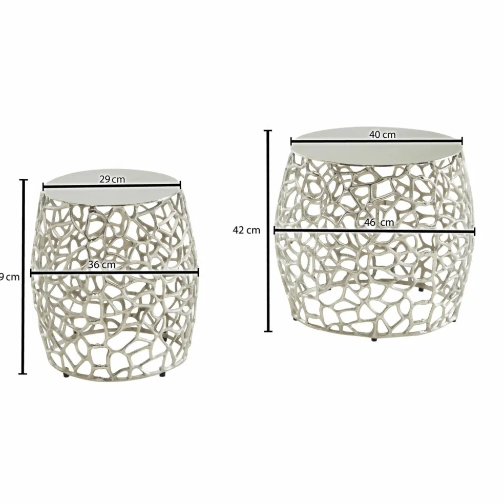 Lot de 2 tables d'appoint WICHIAN BURI