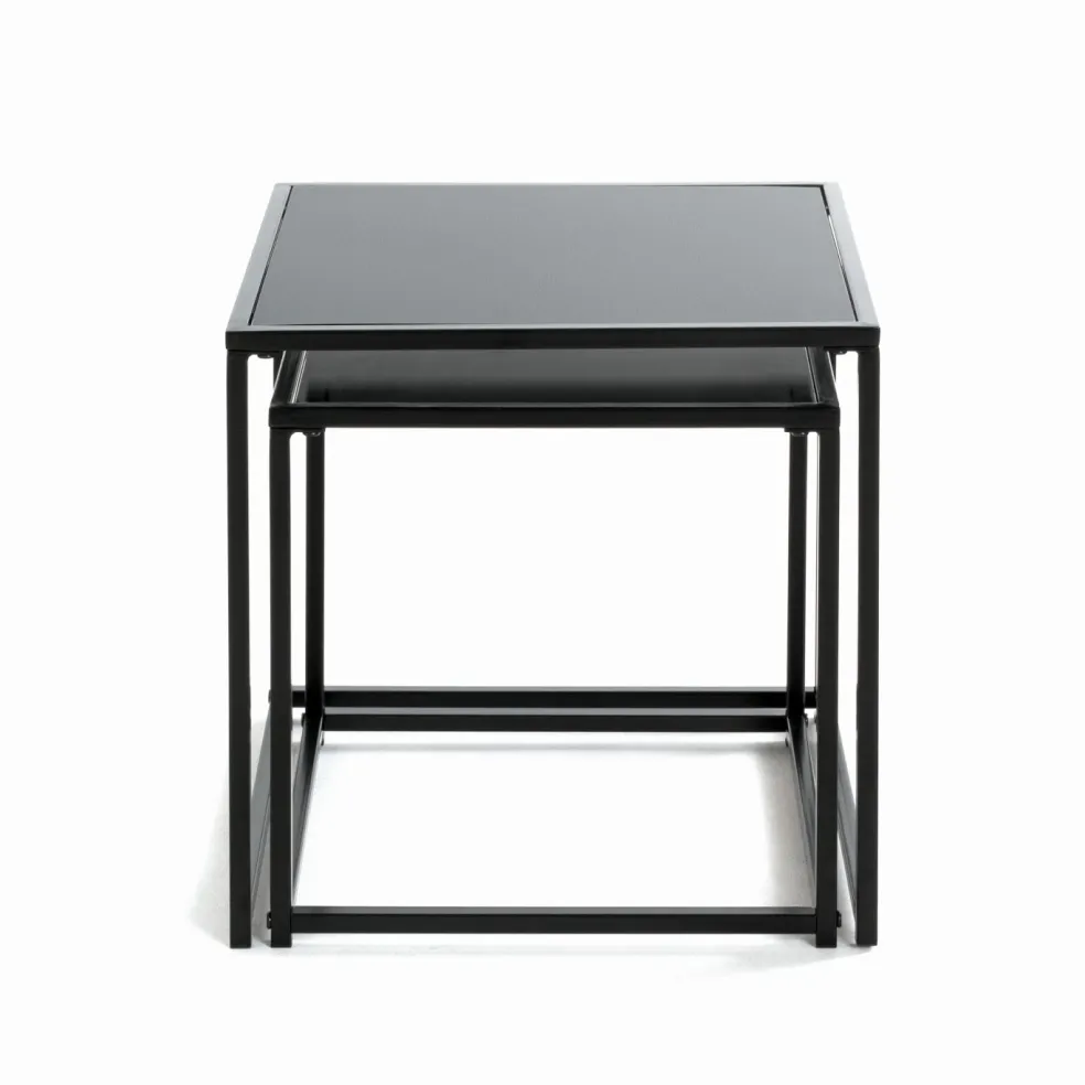 Lot de 2 tables d'appoint YORK