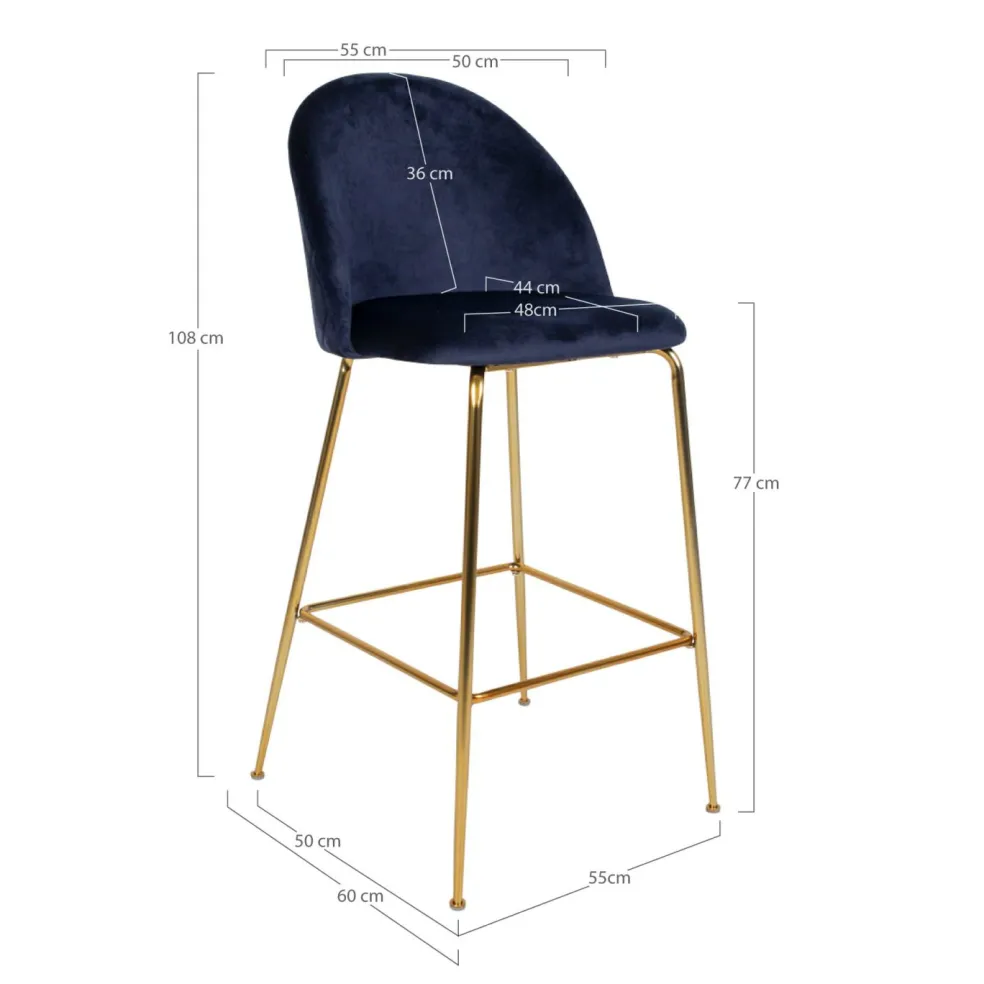 Lot de 2 tables de bar LAUSANNE