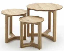 Lot de 3 tables FAYE