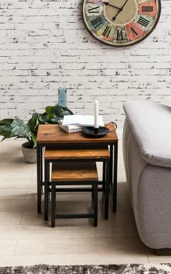 Lot de 3 tables gigognes CHIANG MAI