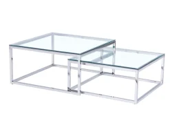 Lot de 2 tables gigognes C89A