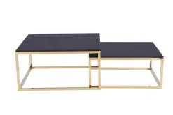 Lot de 2 tables gigognes C89G-S