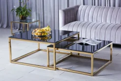 Lot de 2 tables gigognes C89G-S