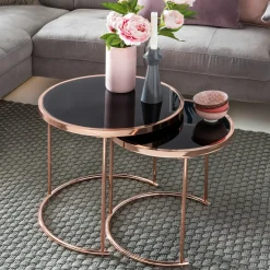 Lot de 2 tables gigognes CHIANG RAI