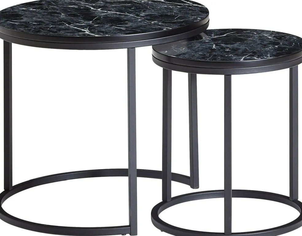 Lot de 2 tables gigognes LAM LUK KA
