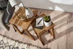 Lot de 2 tables gigognes LOEI