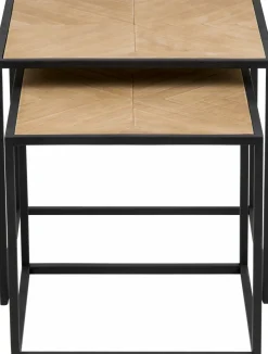 Lot de 2 tables gigognes ORTIZ