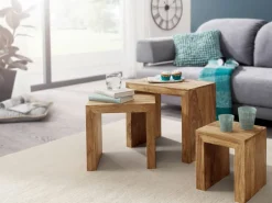 Lot de 3 tables gigognes PATTANI